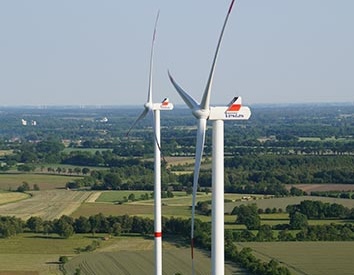 Bild vom Windparks Tensbüttel